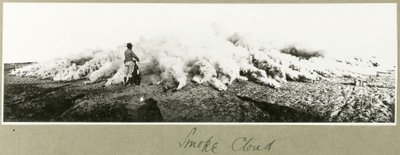 Nube de humo, Palestina del Sur, septiembre de 1917 de Capt. Arthur Rhodes